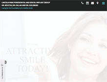 Tablet Screenshot of lincolnparkperio.com
